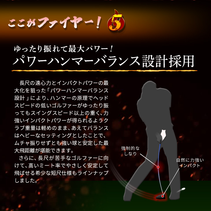 ワークスゴルフスリーブ付きシャフト可変式適合ドライバー